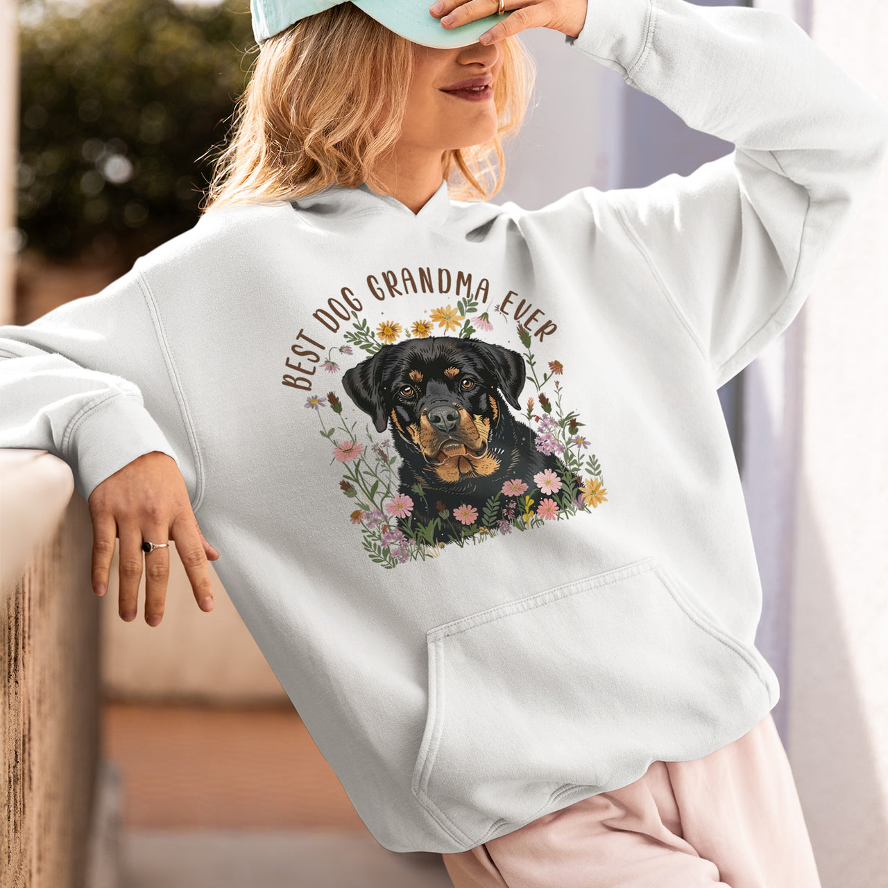 Rottweiler Dog T-shirt, Pet Lover Shirt, Dog Lover Shirt, Best Dog Grandma Ever T-Shirt, Dog Owner Shirt, Gift For Dog Grandma, Funny Dog Shirts, Women Dog T-Shirt, Mother's Day Gift, Dog Lover Wife Gifts, Dog Shirt