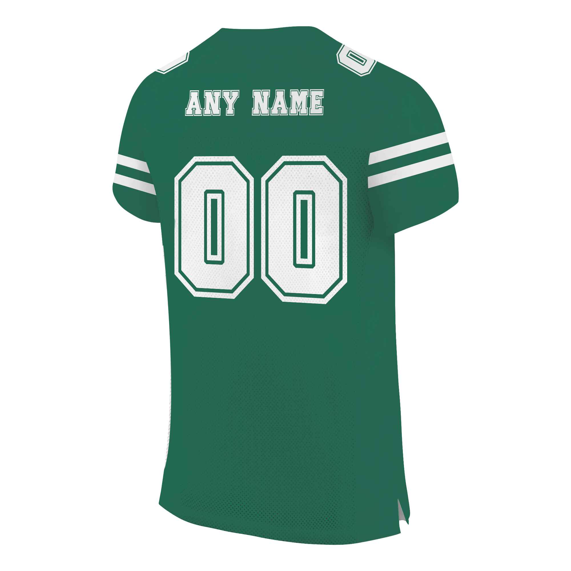 Custom Green White Mesh Authentic Football Jersey