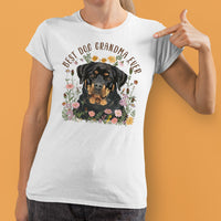 Thumbnail for Rottweiler Dog T-shirt, Pet Lover Shirt, Dog Lover Shirt, Best Dog Grandma Ever T-Shirt, Dog Owner Shirt, Gift For Dog Grandma, Funny Dog Shirts, Women Dog T-Shirt, Mother's Day Gift, Dog Lover Wife Gifts, Dog Shirt