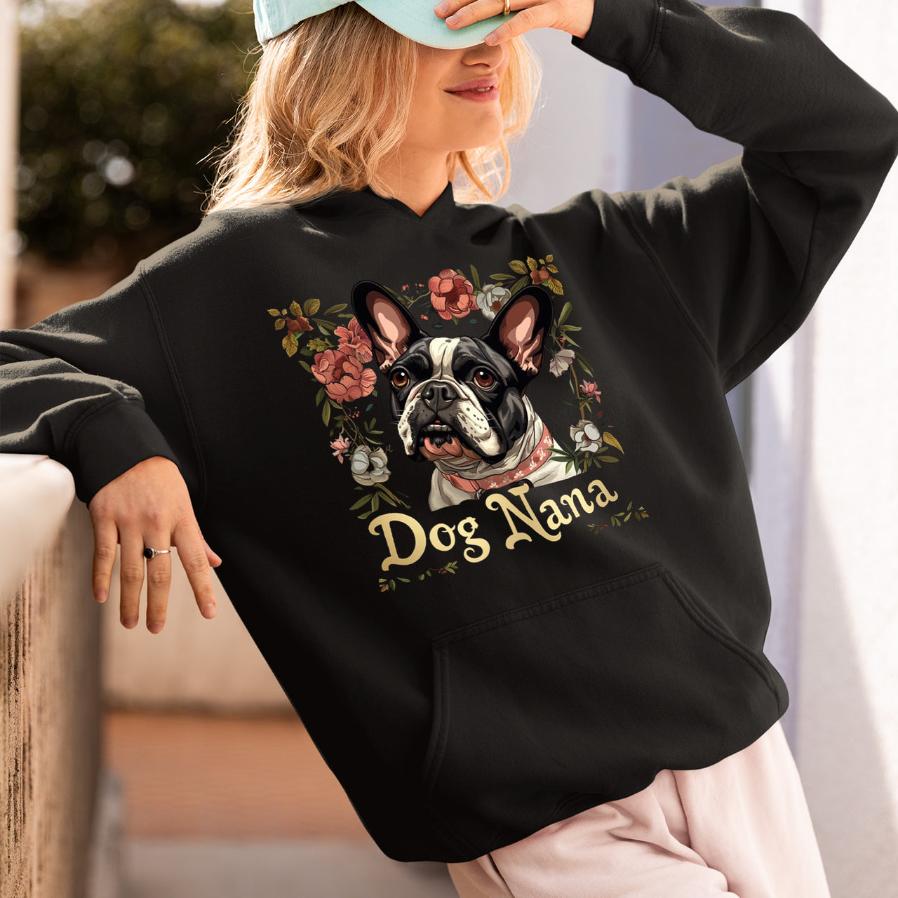 French Bulldog T-shirt, Pet Lover Shirt, Dog Lover Shirt, Dog Nana T-Shirt, Dog Owner Shirt, Gift For Dog Grandma, Funny Dog Shirts, Women Dog T-Shirt, Mother's Day Gift, Dog Lover Wife Gifts, Dog Shirt