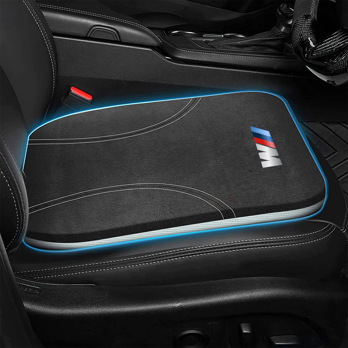 Car Seat Cushion, Custom Fit For Your Cars, Car Memory Foam Seat Cushion, Heightening Seat Cushion, Seat Cushion for Car and Office Chair KO19999