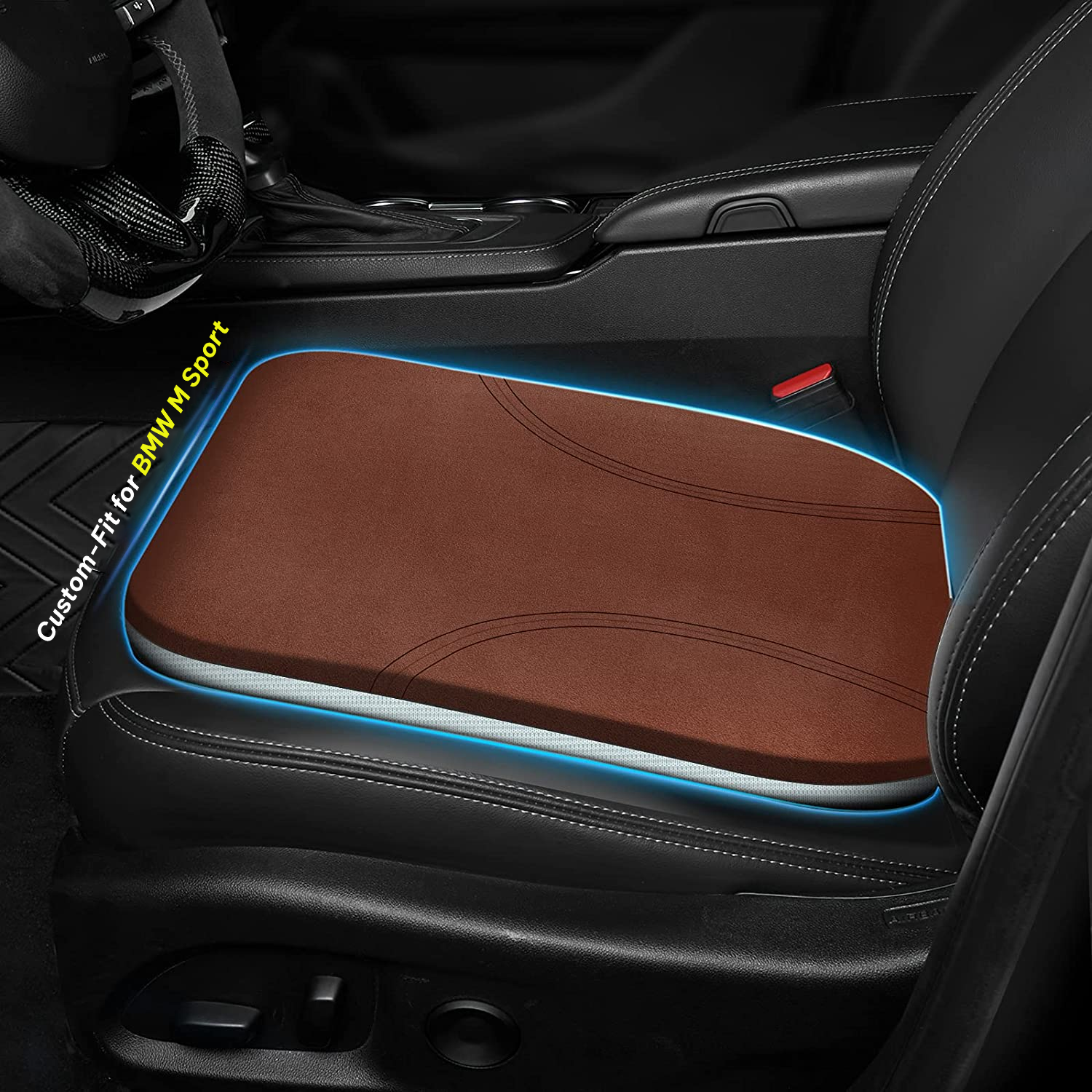 Car Seat Cushion, Custom Fit For Car, Car Memory Foam Seat Cushion, Heightening Seat Cushion, Seat Cushion for Car and Office Chair WAKO224