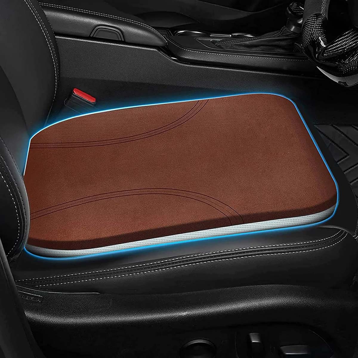 Car Seat Cushion, Custom Fit For Your Cars, Car Memory Foam Seat Cushion, Heightening Seat Cushion, Seat Cushion for Car and Office Chair FD19999