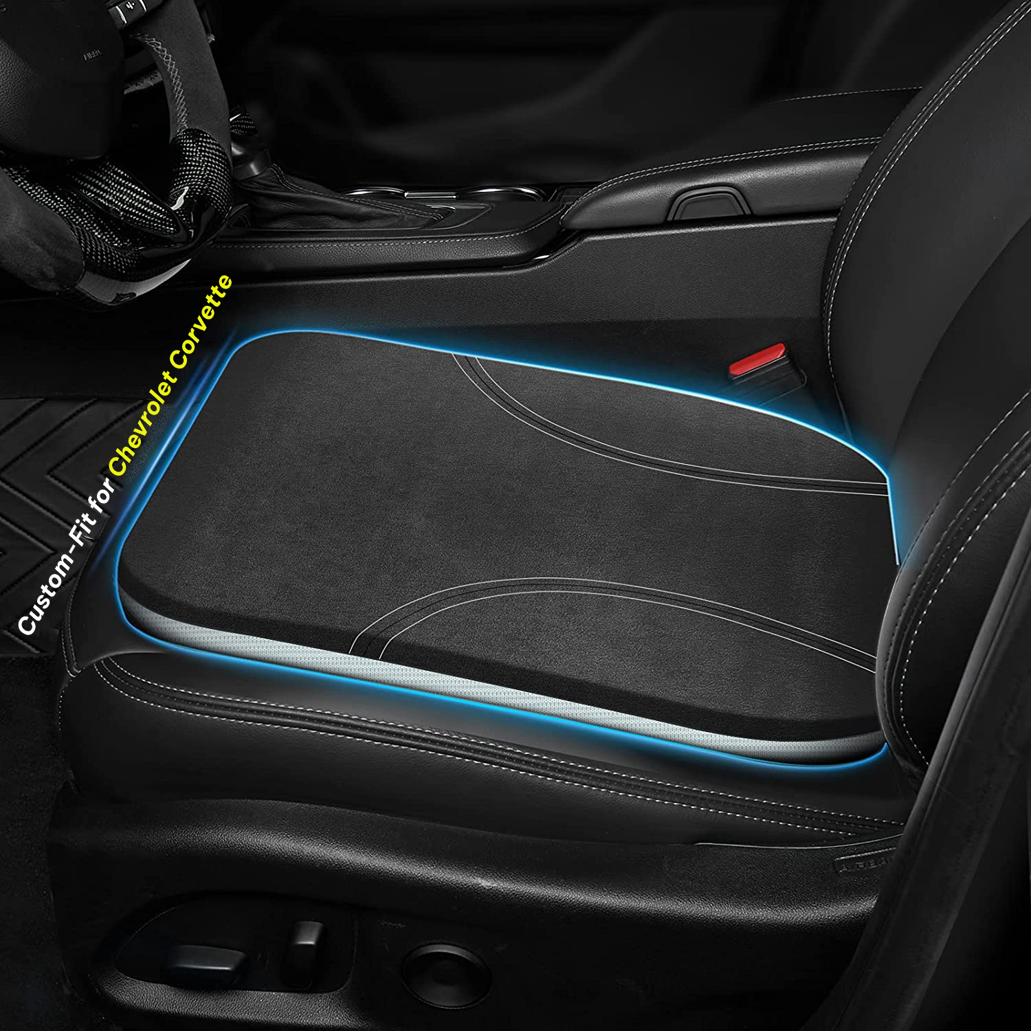 Car Seat Cushion, Custom Fit For Car, Car Memory Foam Seat Cushion, Heightening Seat Cushion, Seat Cushion for Car and Office Chair WACC224