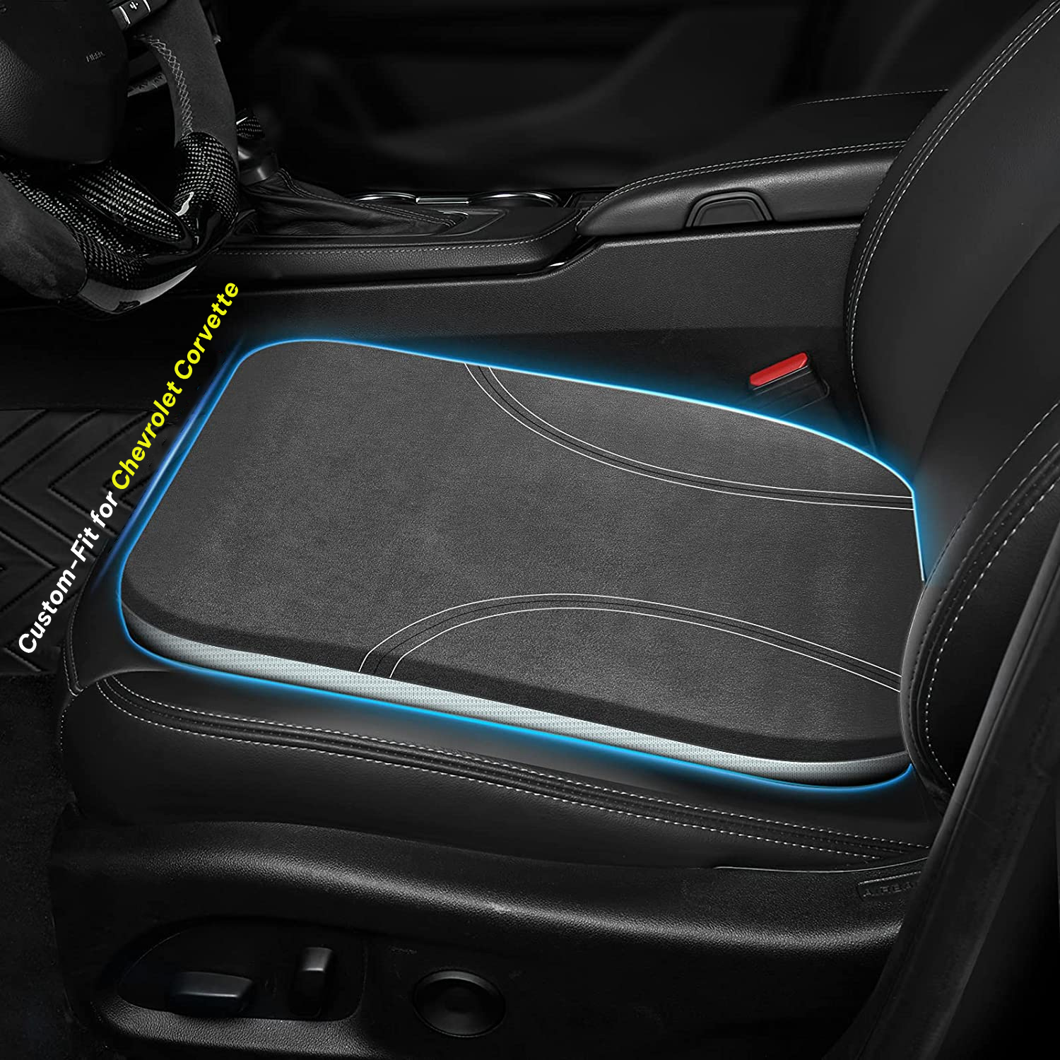 Car Seat Cushion, Custom Fit For Car, Car Memory Foam Seat Cushion, Heightening Seat Cushion, Seat Cushion for Car and Office Chair WACC224