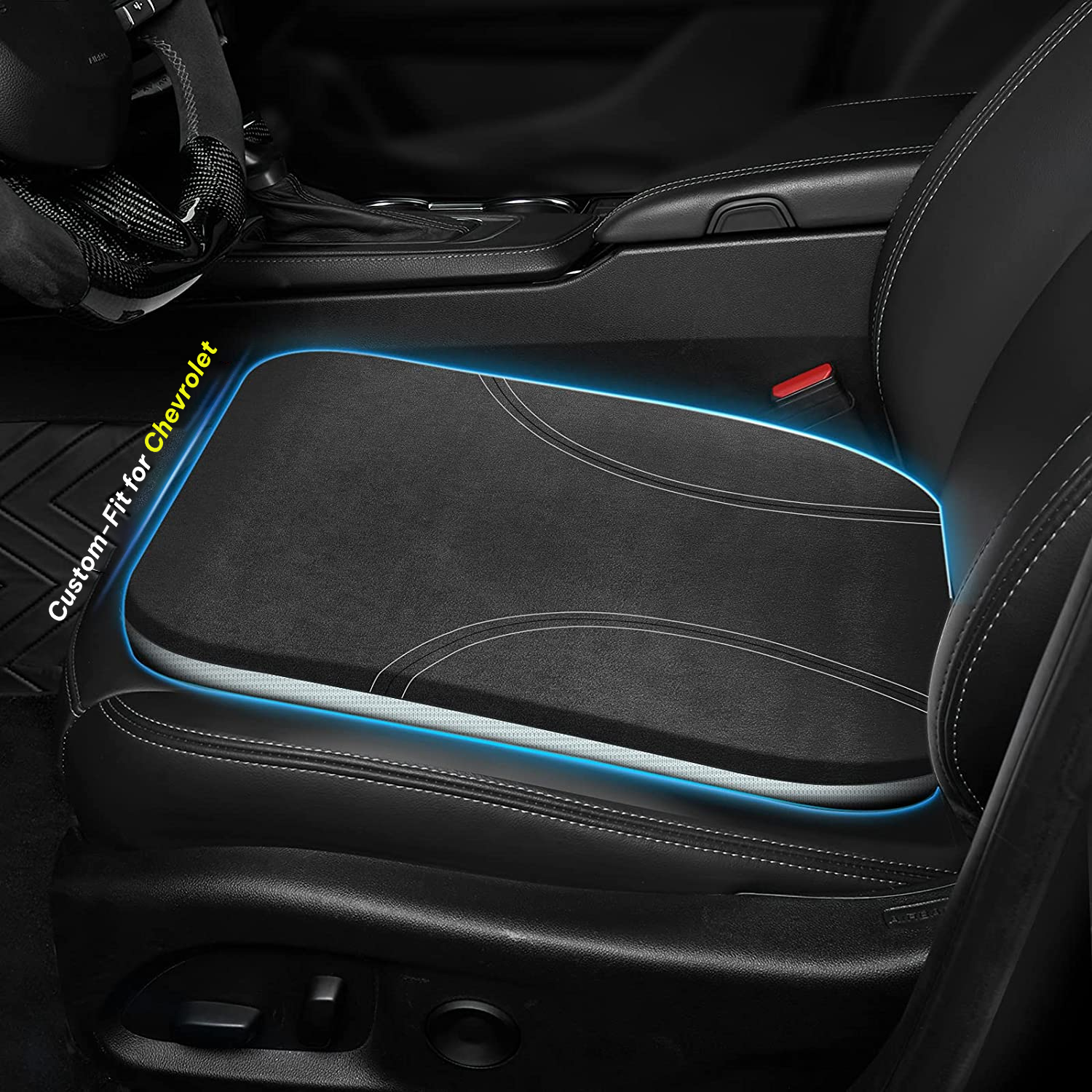 Car Seat Cushion, Custom Fit For Car, Car Memory Foam Seat Cushion, Heightening Seat Cushion, Seat Cushion for Car and Office Chair WACH224
