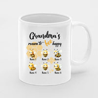 Thumbnail for Personalised Mother's Day Mug, Nanny Gift, Best Nan Mug, Mummy Mug, Personalised Mug, New Nanny Mug , First Mothers Day, New Mum Gift, Grandma's Reason To Bee Happy