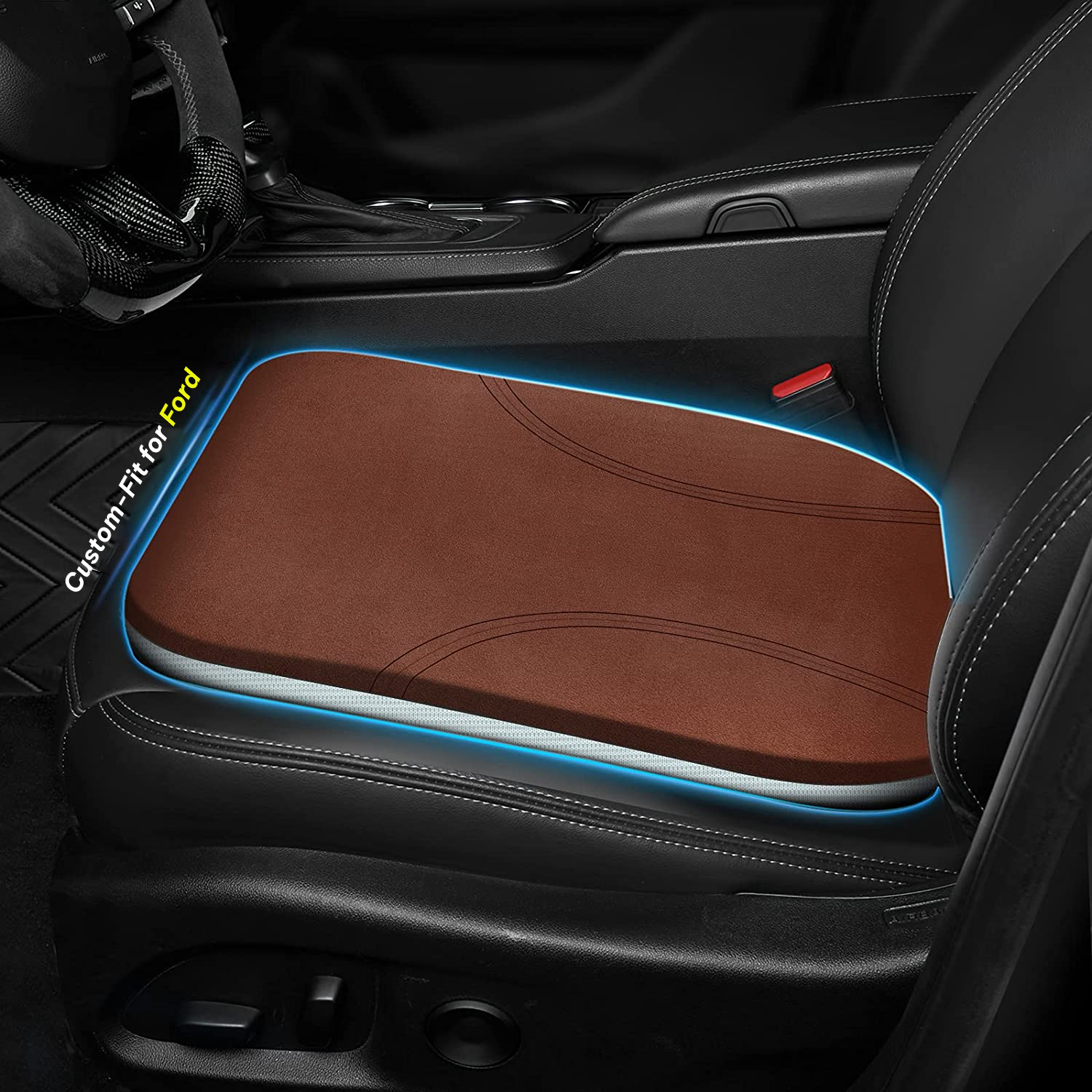 Car Seat Cushion, Custom Fit For Car, Car Memory Foam Seat Cushion, Heightening Seat Cushion, Seat Cushion for Car and Office Chair WAFD224