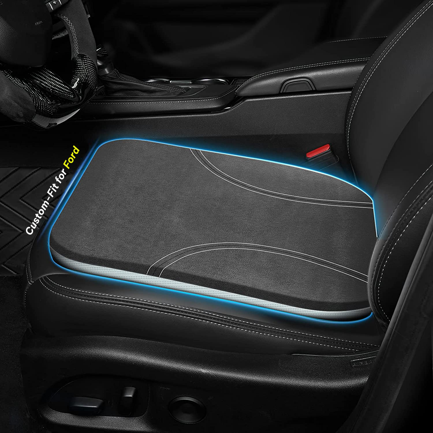 Car Seat Cushion, Custom Fit For Car, Car Memory Foam Seat Cushion, Heightening Seat Cushion, Seat Cushion for Car and Office Chair WAFD224