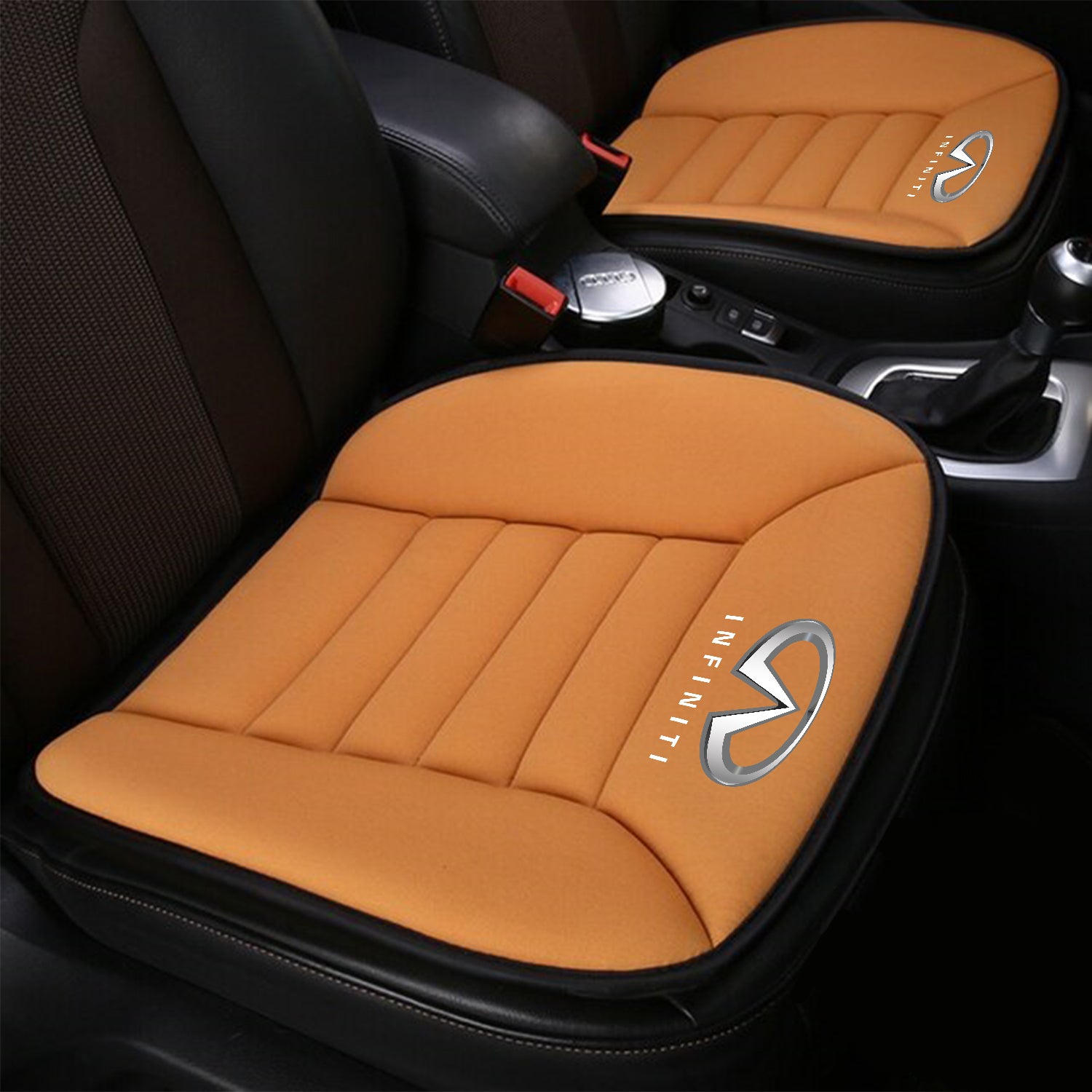 Car Seat Cushion with 1.2inch Comfort Memory Foam, Custom Logo For Your  Cars, Seat Cushion for Car and Office Chair IN19989