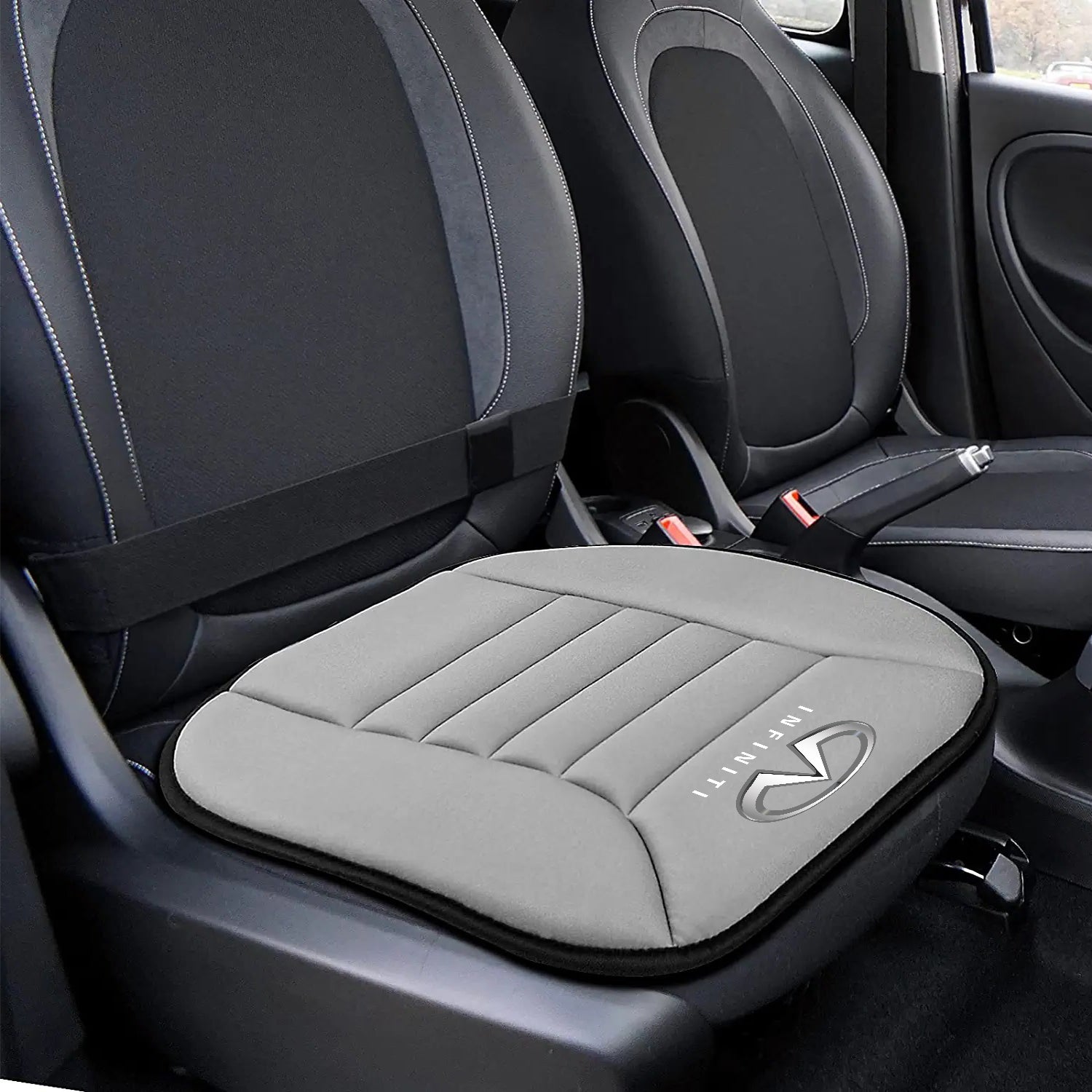Car Seat Cushion with 1.2inch Comfort Memory Foam, Custom Logo For Your  Cars, Seat Cushion for Car and Office Chair IN19989
