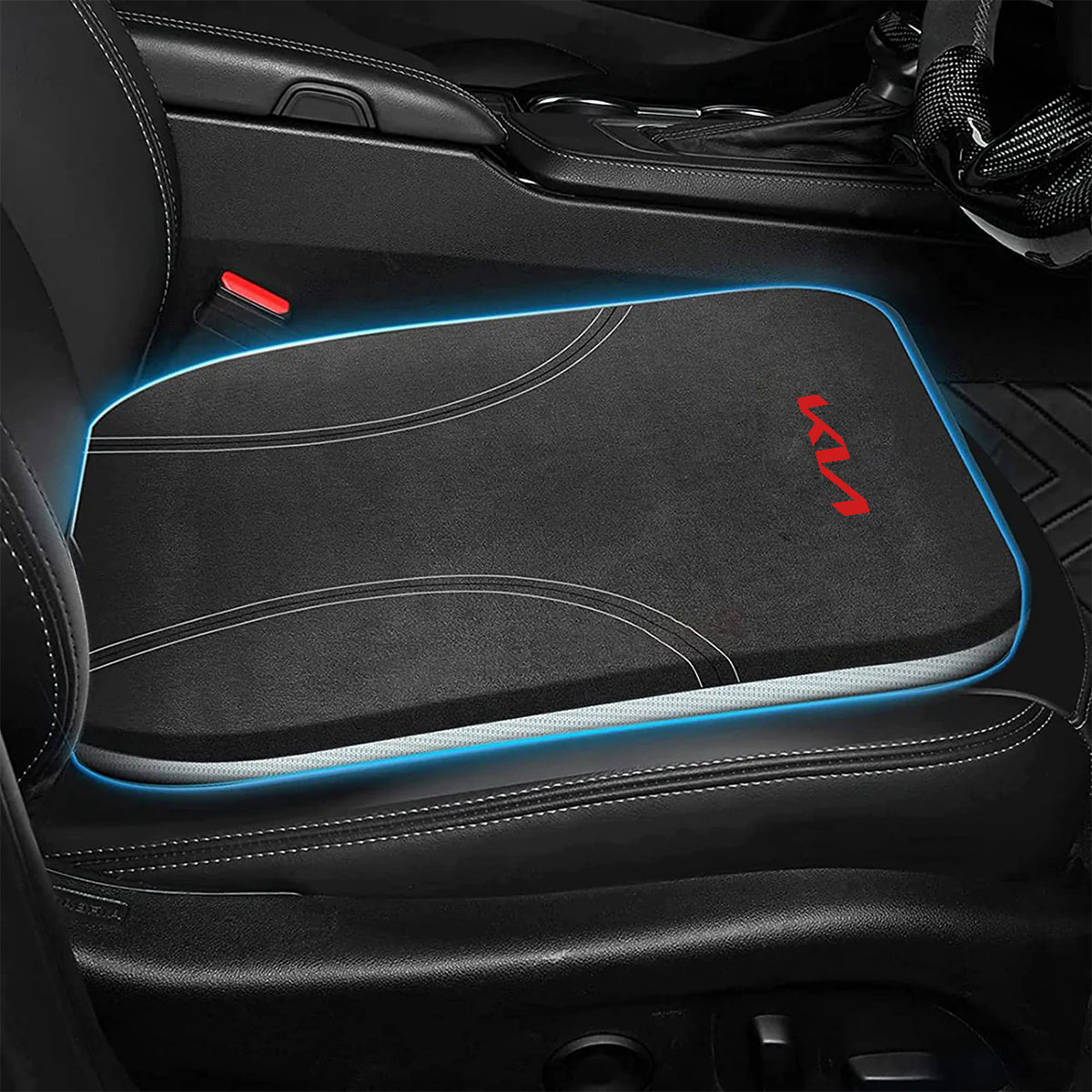 Car Seat Cushion, Custom Fit For Your Cars, Double Sided Seat Cushion, Breathable Suede + Ice Silk Car Seat Cushion, Comfort Seat Covers Cushion UE19979