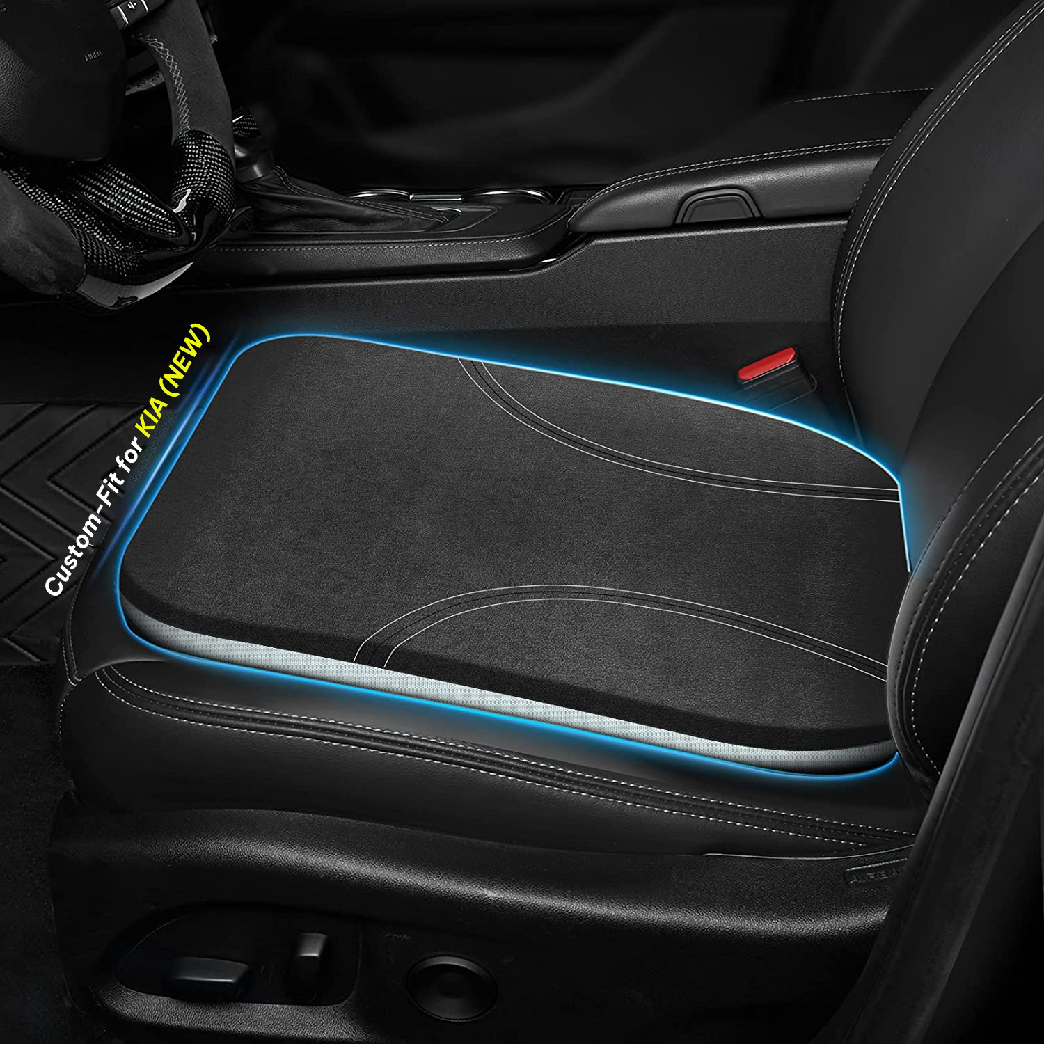 Car Seat Cushion, Custom Fit For Car, Car Memory Foam Seat Cushion, Heightening Seat Cushion, Seat Cushion for Car and Office Chair WAUE224