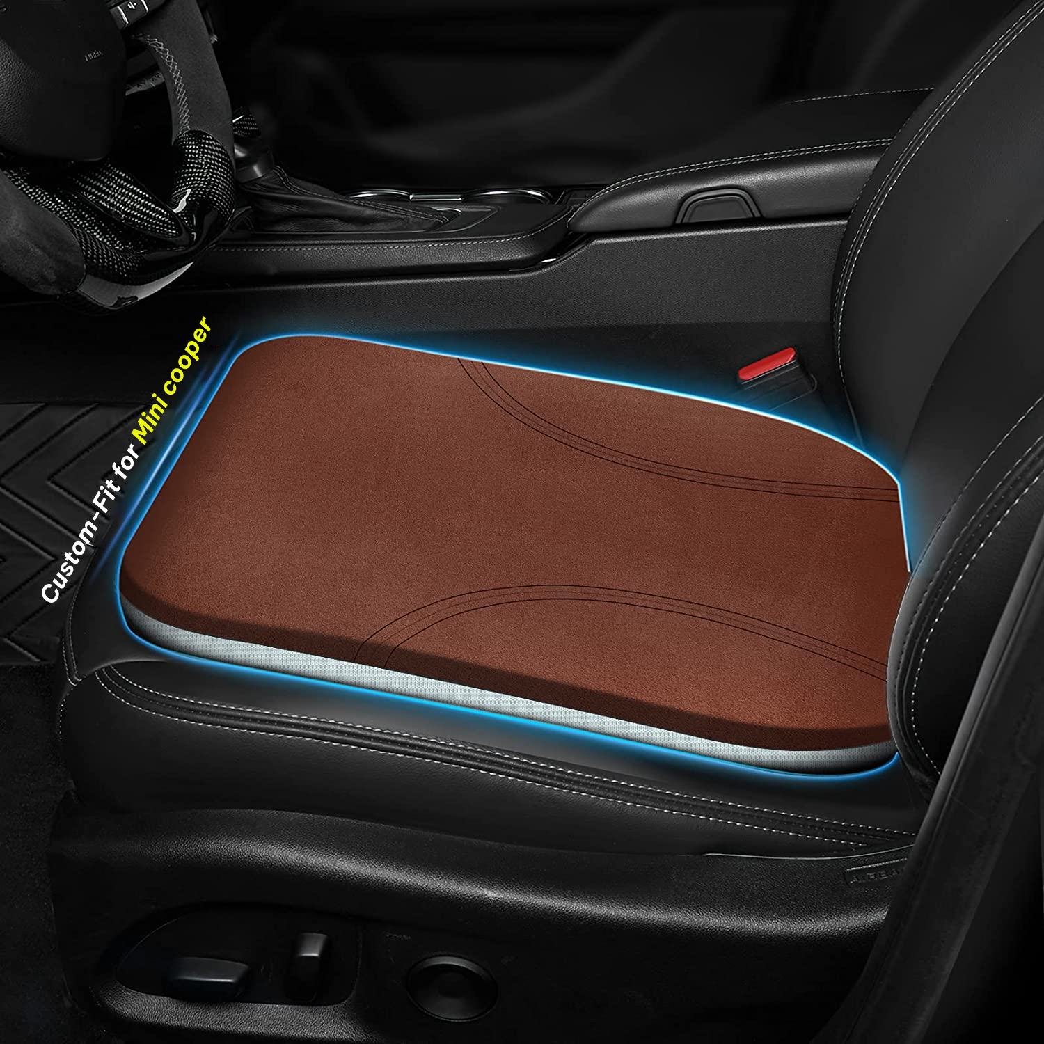 Car Seat Cushion, Custom Fit For Car, Car Memory Foam Seat Cushion, Heightening Seat Cushion, Seat Cushion for Car and Office Chair WAMT224