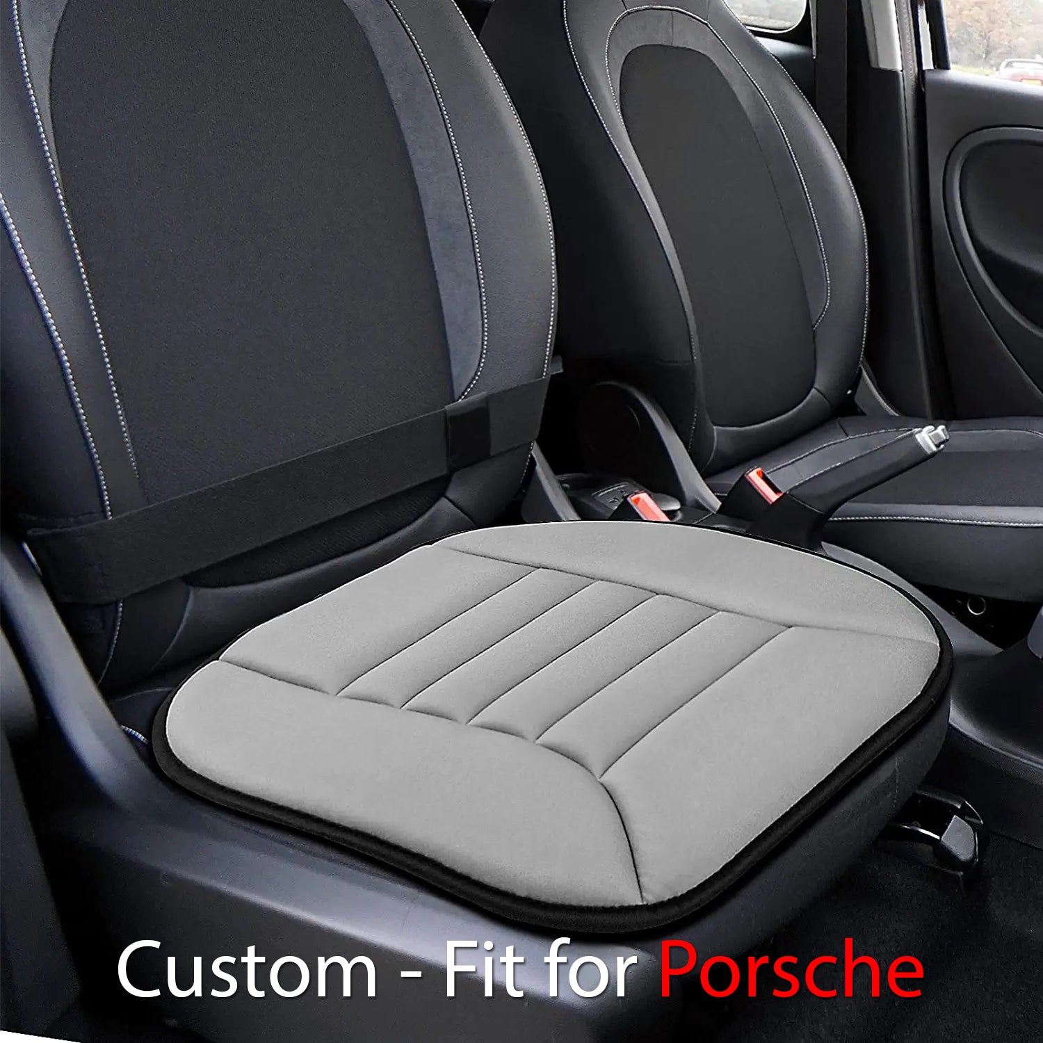 Car Seat Cushion with 1.2inch Comfort Memory Foam, Custom Logo For Your Cars, Seat Cushion for Car and Office Chair PE19989
