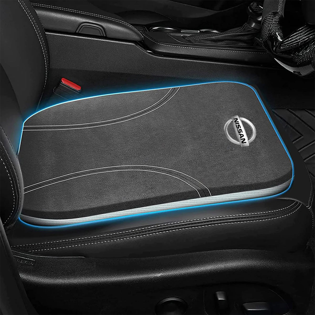 Car Seat Cushion, Custom Fit For Your Cars, Double Sided Seat Cushion, Breathable Suede + Ice Silk Car Seat Cushion, Comfort Seat Covers Cushion NS19979