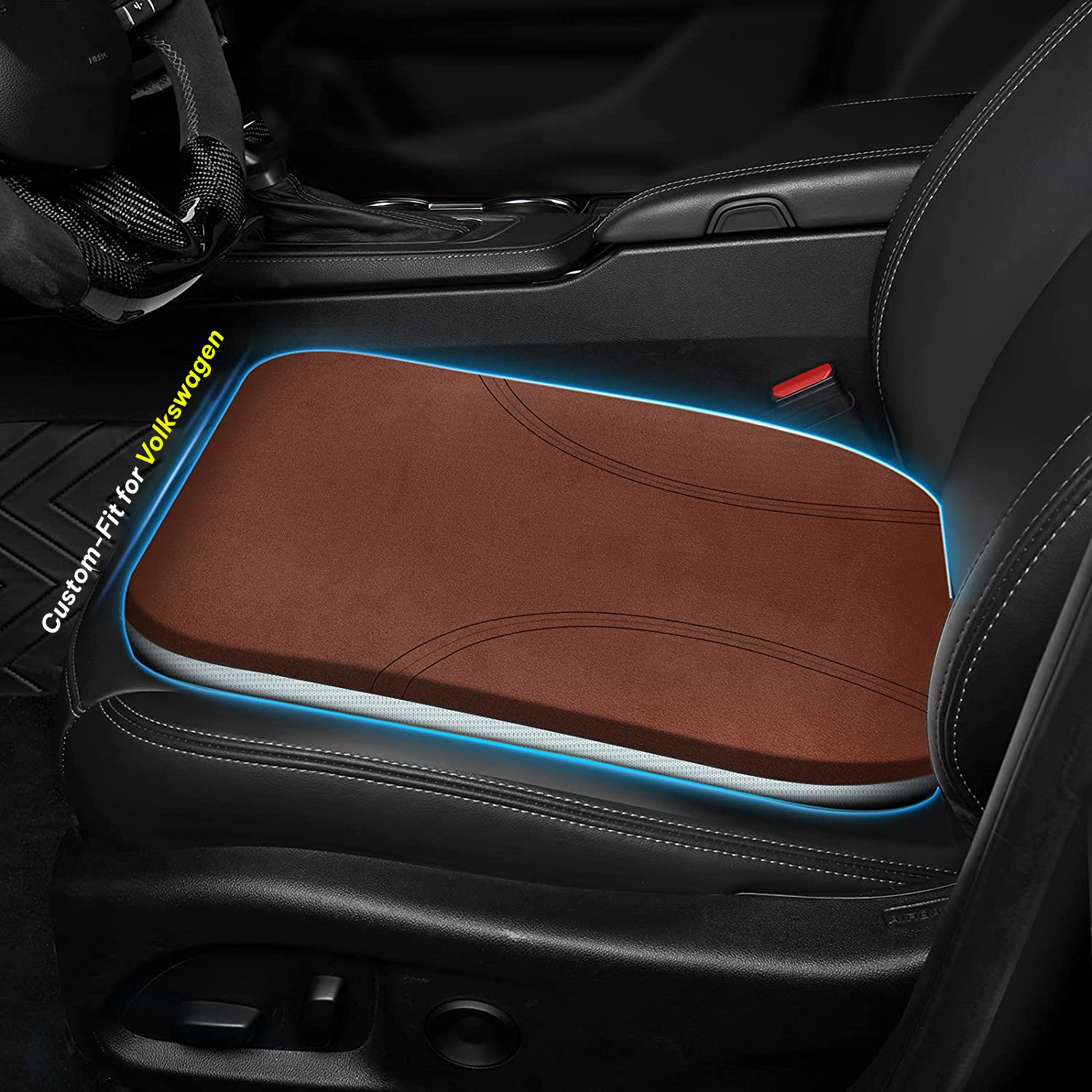 Car Seat Cushion, Custom Fit For Car, Car Memory Foam Seat Cushion, Heightening Seat Cushion, Seat Cushion for Car and Office Chair WAMY224