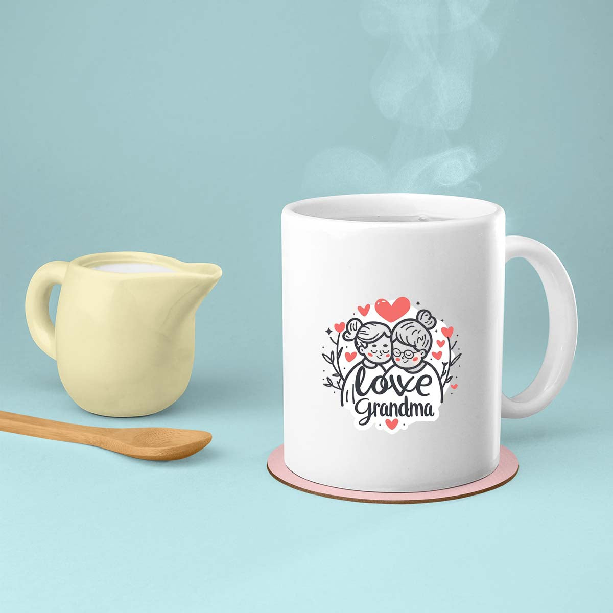 Grandma Mug, Grandma Gift For Grandma Birthday Gift Personalized Grandma Coffee Cup, Mothers Day Gift From Granddaughter Grandson, Grandma 7