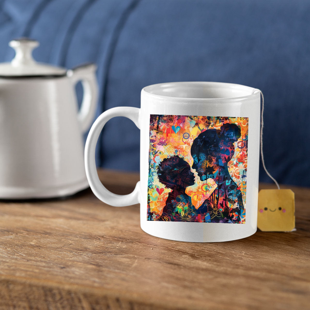 Mom Birthday Gift For Mom Gift, Mothers Day Gift From Daughter Son Kids, Mom Mug, Mom Coffee Mug, Mommy Funny Christmas Stick Personalized, Mom watercolor