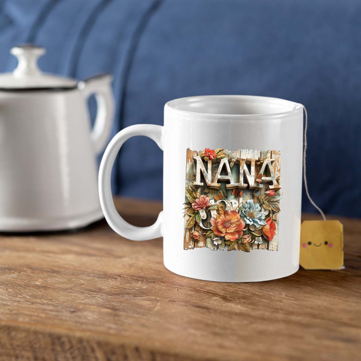 Grandma Mug, Grandma Gift For Grandma Birthday Gift Personalized Grandma Coffee Cup, Mothers Day Gift From Granddaughter Grandson, Nana 3D