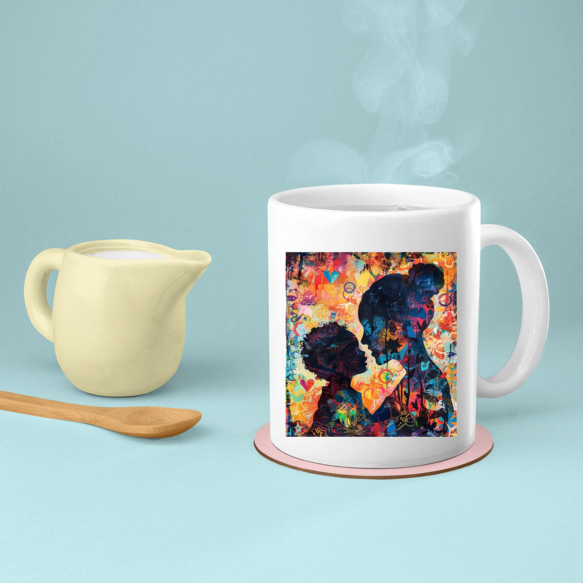 Mom Birthday Gift For Mom Gift, Mothers Day Gift From Daughter Son Kids, Mom Mug, Mom Coffee Mug, Mommy Funny Christmas Stick Personalized, Mom Watercolor 2