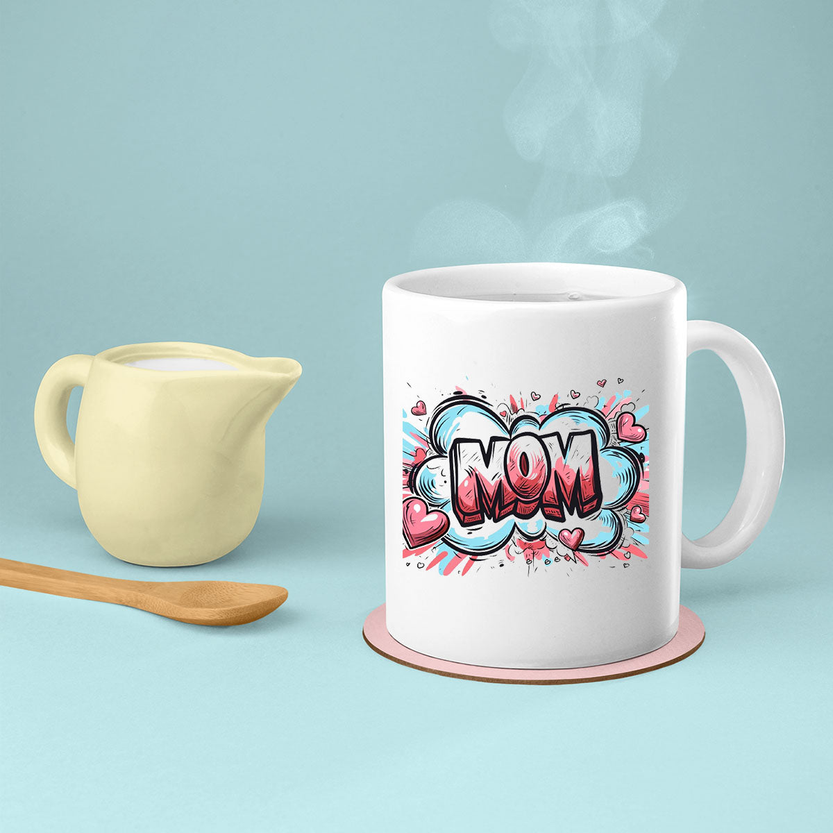 Mom Birthday Gift For Mom Gift, Mothers Day Gift From Daughter Son Kids, Mom Mug, Mom Coffee Mug, Mommy Funny Christmas Stick Personalized, Text Mom Color