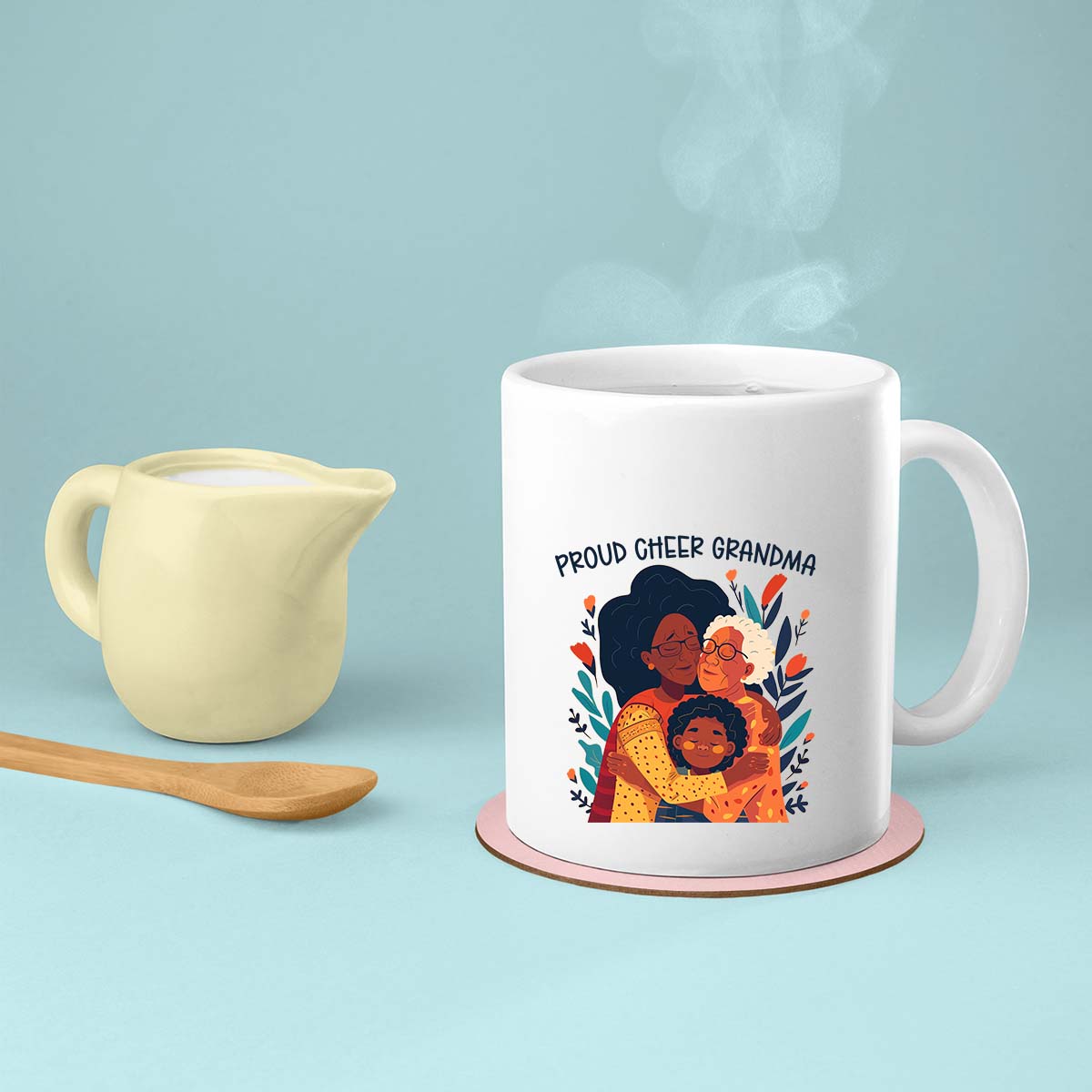 Grandma Mug, Grandma Gift For Grandma Birthday Gift Personalized Grandma Coffee Cup, Mothers Day Gift From Granddaughter Grandson, Grandma 5