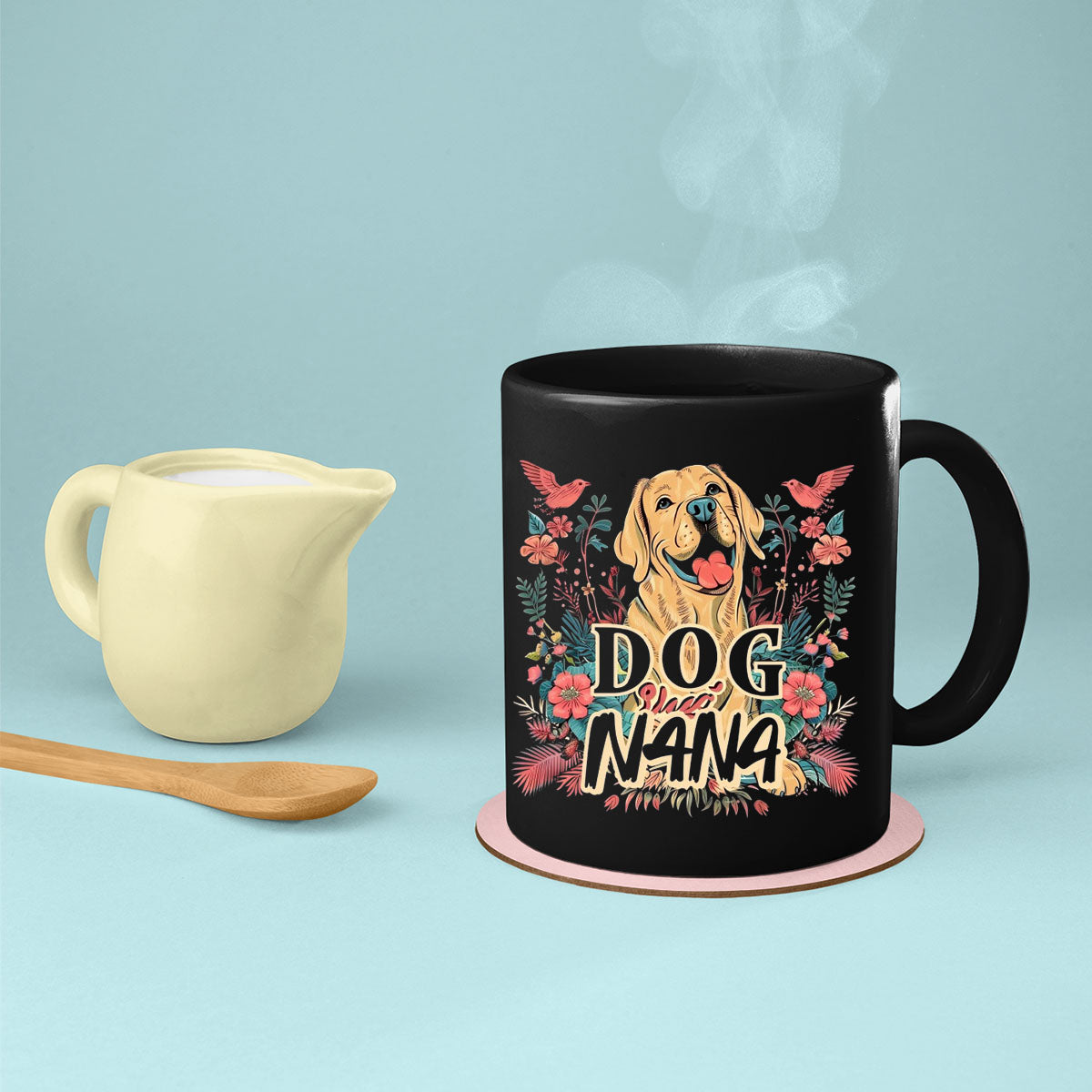 Grandma Mug, Grandma Gift For Grandma Birthday Gift Personalized Grandma Coffee Cup, Mothers Day Gift From Granddaughter Grandson, Dog Nana 2
