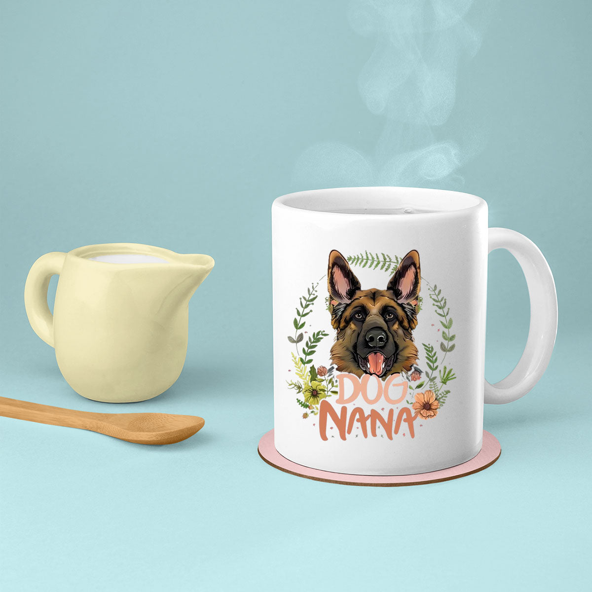 Grandma Mug, Grandma Gift For Grandma Birthday Gift Personalized Grandma Coffee Cup, Mothers Day Gift From Granddaughter Grandson, Dog Nana