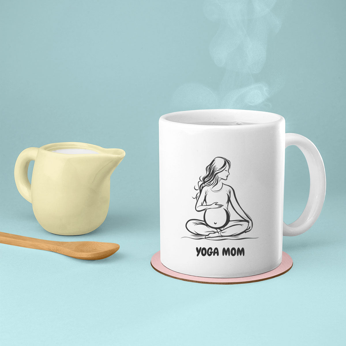 Mom Birthday Gift For Mom Gift, Mothers Day Gift From Daughter Son Kids, Mom Mug, Mom Coffee Mug, Mommy Funny Christmas Stick Personalized, Yoga Mom