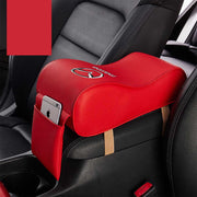 Center Console Armrest Pad Soft Memory Foam Pu Leather with Storage Pockets Seat Cushion, Custom fit for Car