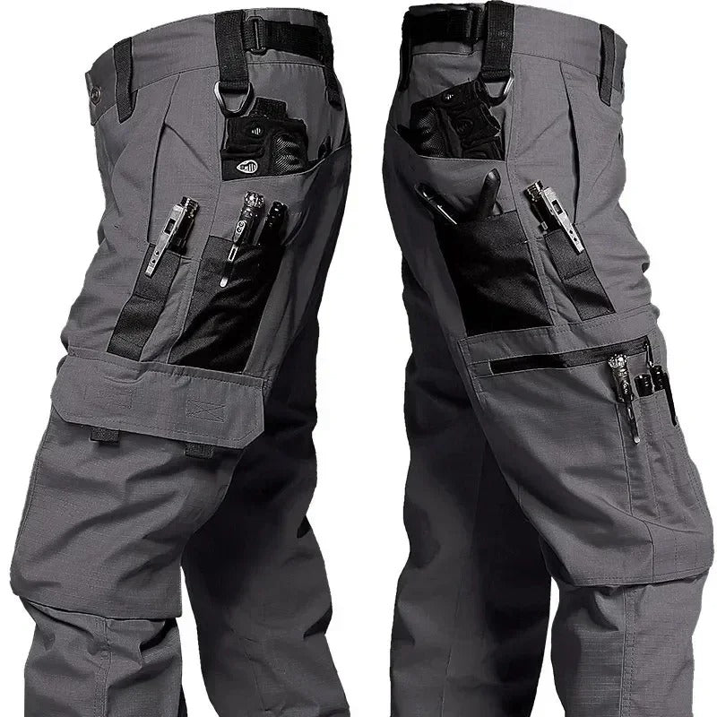 Men's Tactical Cargo Pants – Multi-Pocket Outdoor Utility Trousers for Hiking, Camping & Field Activities