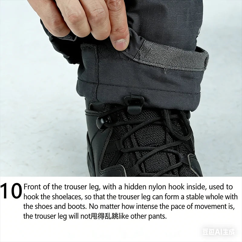 Men’s Tactical Cargo Pants – Multi-Pocket Outdoor Work Combat Style Trousers