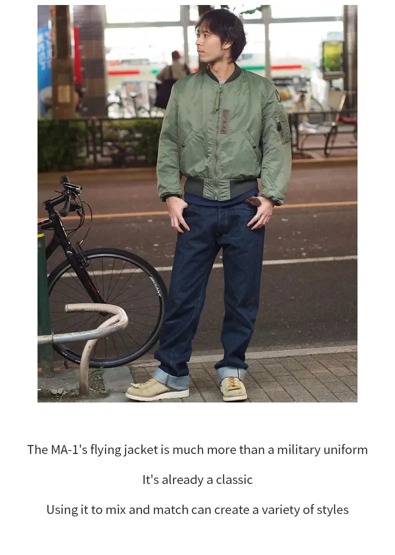 Men's Bomber Jacket | Casual Pilot Coat | Perfect High-quality Outerwear C36