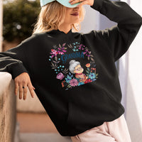 Thumbnail for Cute Chibi Grandma T-Shirt, Floral Nana Shirt, Celebrate Mom, Nana Shirt, Grandma Hoodie, Grandma Shirt, Mother's Day Gift For Grandma, Happy Mother's Day 03