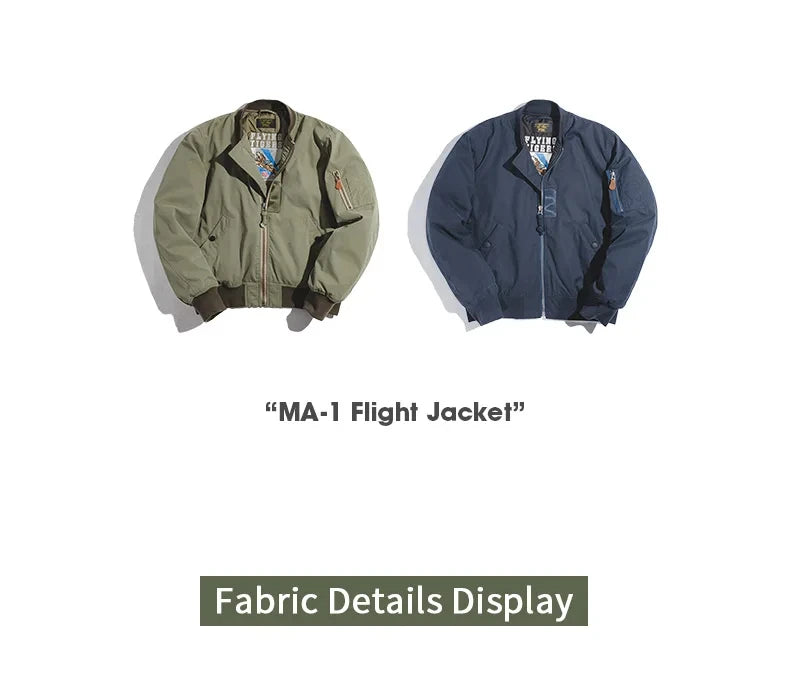 Men's Bomber Jacket | Casual Pilot Coat | Perfect High-quality Outerwear C36