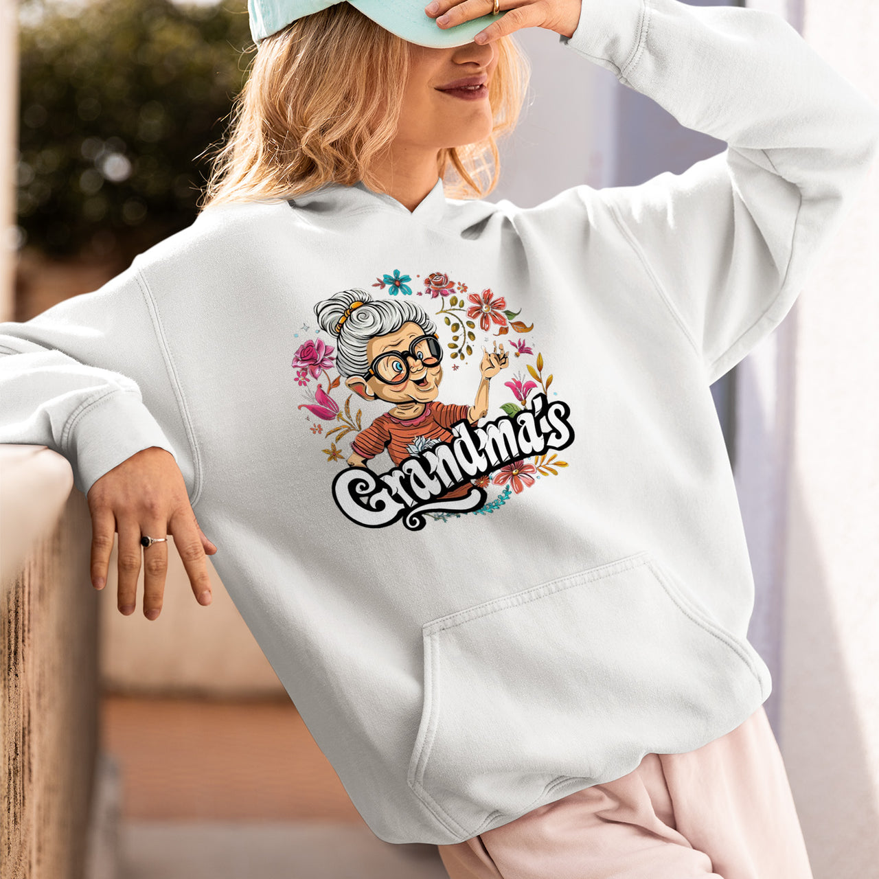 Cute Chibi Grandma T-Shirt, Grandma's T-Shirt, Celebrate Mom, Nana Shirt, Grandma Hoodie, Grandma Shirt, Mother's Day Gift For Grandma, Happy Mother's Day