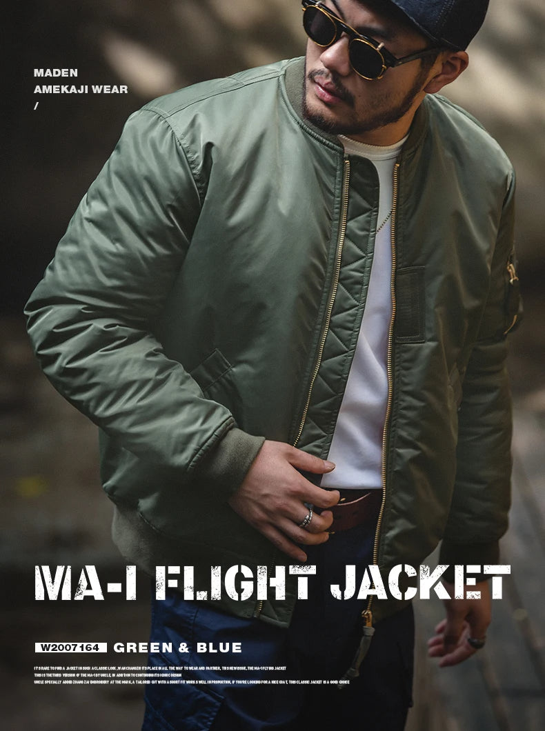 Men's Bomber Jacket | Casual Pilot Coat | Perfect High-quality Outerwear C39