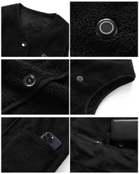 Thumbnail for 16 Spots Heated Vest USB Jacket Heated Winter Electric Heater Jacket Thermal Vest Body Warmer Coat C3