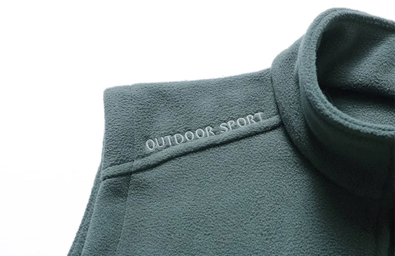 Warm Winter Fleece Vest for Men – Heated, Multi-Pocket Casual Waistcoat for Cycling, Plus Size Options C22