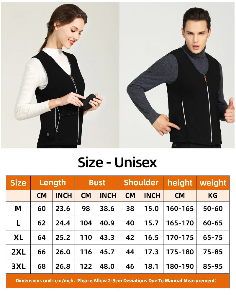 Premium Heated Vest – Highest Quality & Ultimate Comfort (C1)