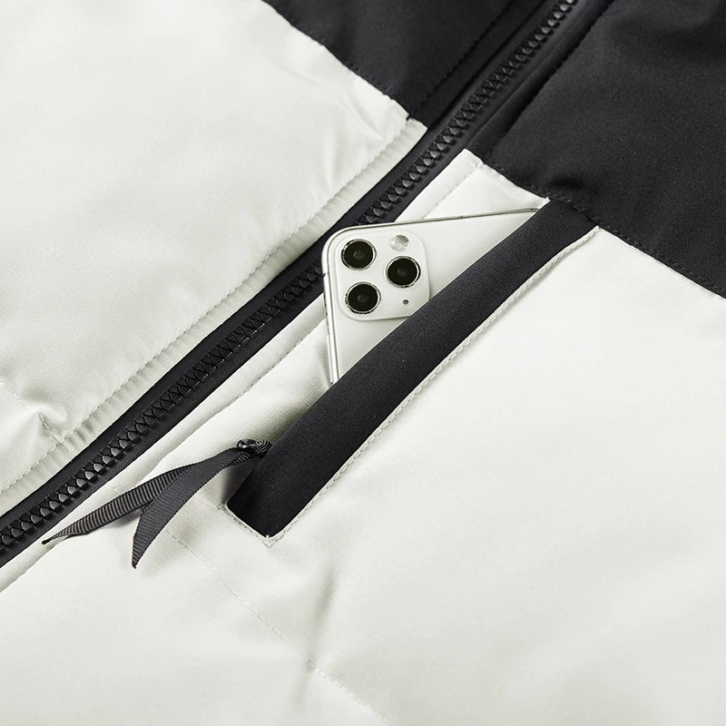 Men's Puffer Vest Warm Sleeveless Winter Jackets Waterproof Zipper Coats With Stand-Up Collar Casual Lightweight Outerwear For Cold Weather C23