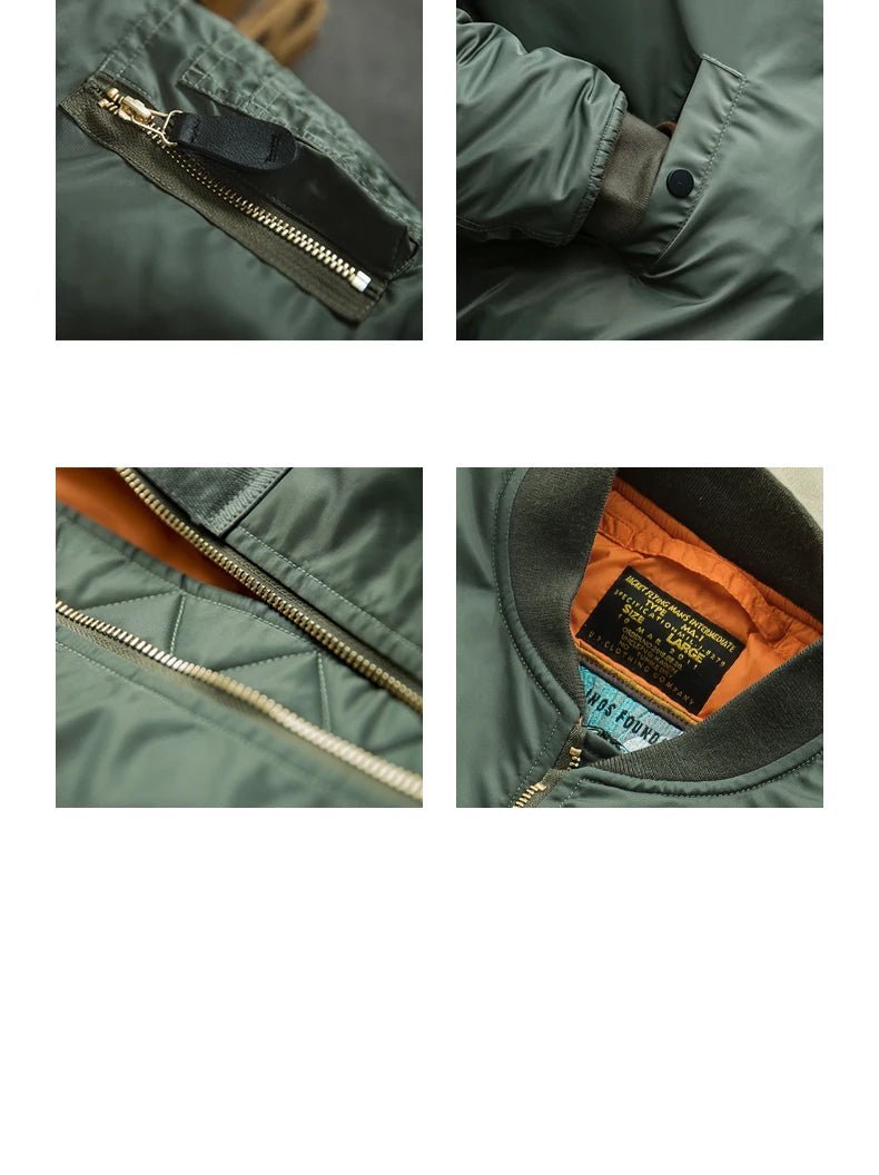 Men's Bomber Jacket | Casual Pilot Coat | Perfect High-quality Outerwear C39