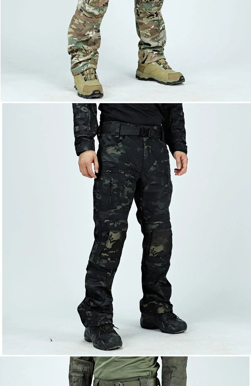 Men’s Tactical Cargo Pants – Multi-Pocket Outdoor Work Combat Style Trousers
