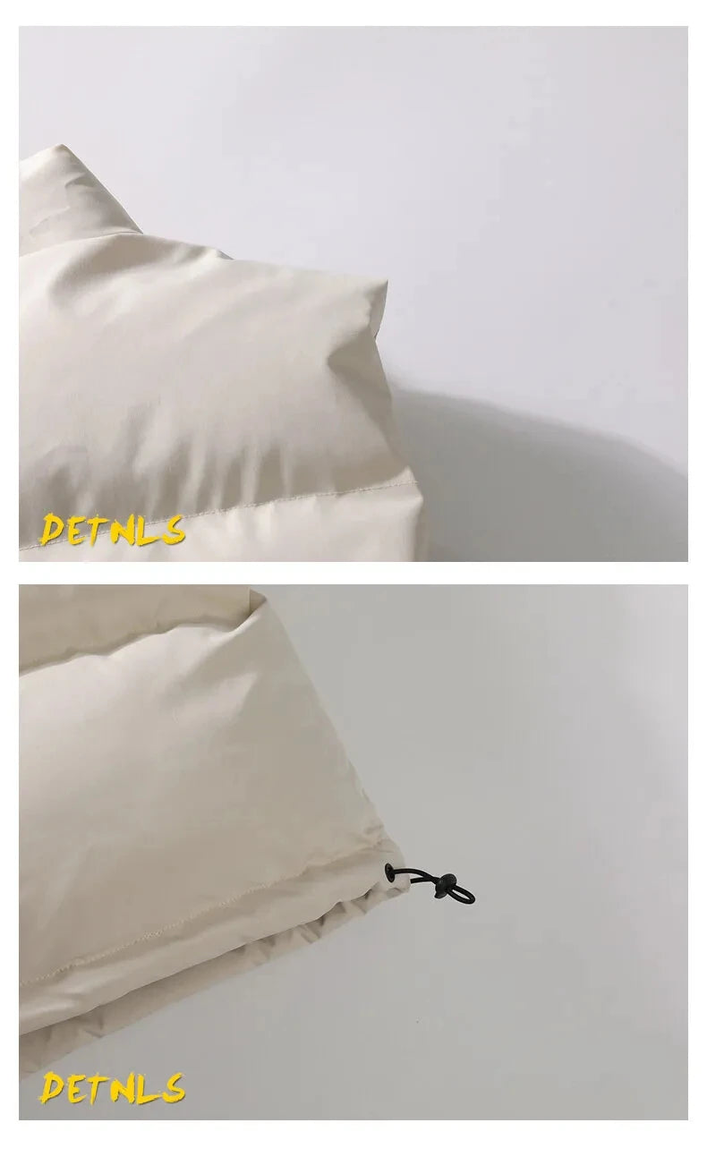 New Winter Men’s Vest – Down Cotton Undershirt with Stand-Up Collar and Horse Clip, Plus Size Available C32