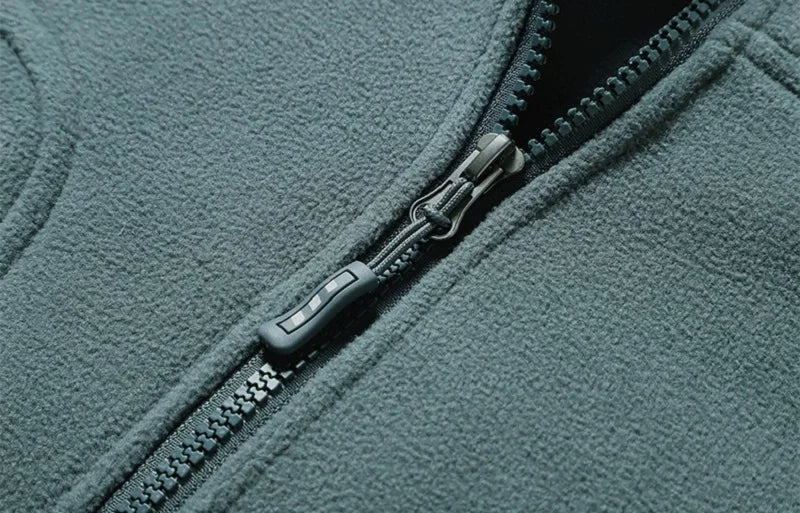 Warm Winter Fleece Vest for Men – Heated, Multi-Pocket Casual Waistcoat for Cycling, Plus Size Options C22