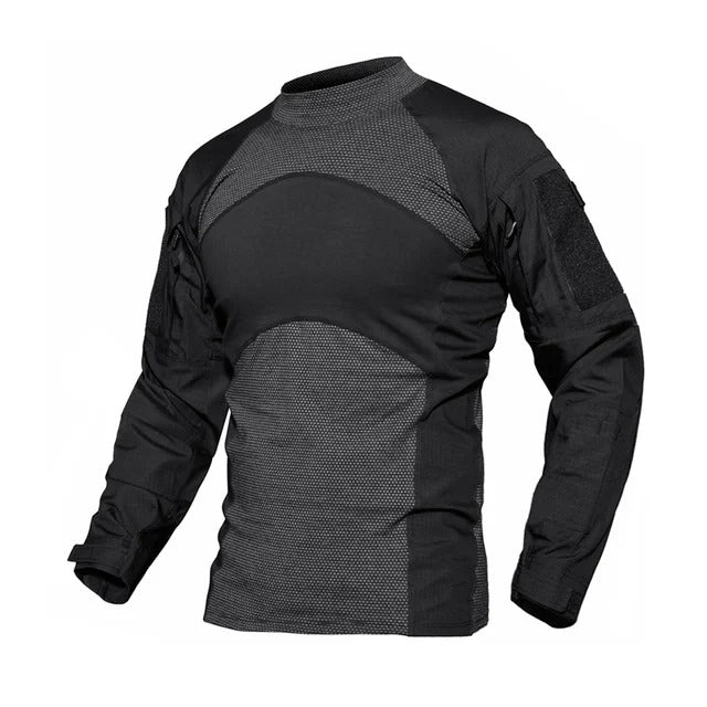Men’s Long Sleeve Tactical T-Shirt – Camouflage Outdoor Performance Top