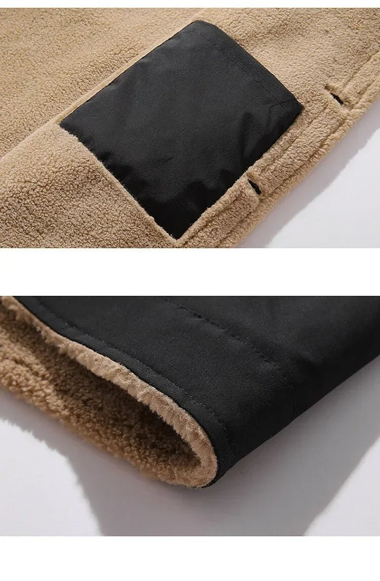 2024 Men’s Plus Size Fleece Vest – Warm Sleeveless Jackets, Autumn Winter Waist Coat up to 5XL C10