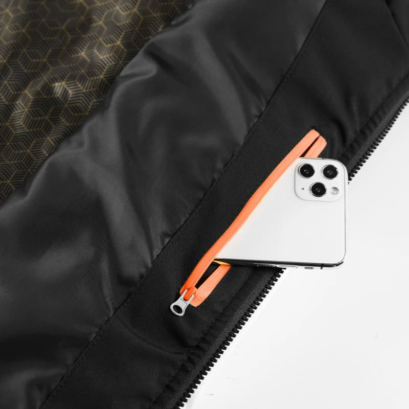 Men's Puffer Vest Warm Sleeveless Winter Jackets Waterproof Zipper Coats With Stand-Up Collar Casual Lightweight Outerwear For Cold Weather C23