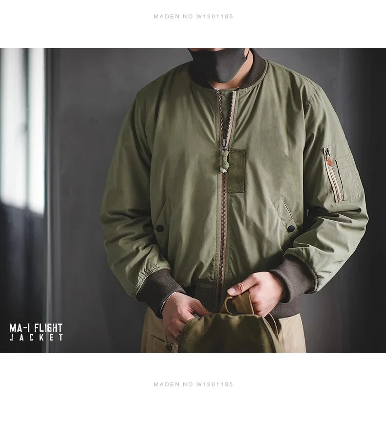 Men's Bomber Jacket | Casual Pilot Coat | Perfect High-quality Outerwear C36